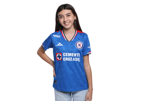 Pirma Youth Cruz Azul 2025 - 26 Home Jersey - Royal Blue/White