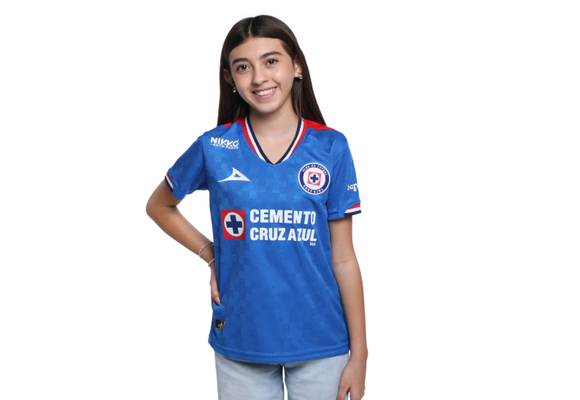 Pirma Youth Cruz Azul 2025 - 26 Home Jersey - Royal Blue/White