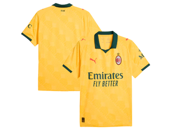 Puma AC Milan 2025 - 26 Third Jersey - Sunny Yellow/Dark Myrtle