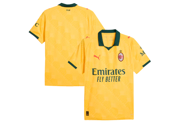 Puma AC Milan 2025 - 26 Third Jersey - Sunny Yellow/Dark Myrtle