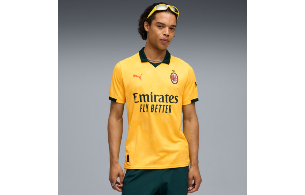 Puma AC Milan 2025 - 26 Third Jersey - Sunny Yellow/Dark Myrtle
