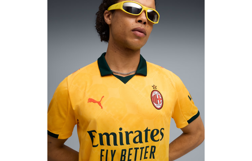 Puma AC Milan 2025 - 26 Third Jersey - Sunny Yellow/Dark Myrtle