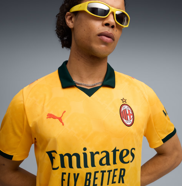 Puma AC Milan 2025 - 26 Third Jersey - Sunny Yellow/Dark Myrtle