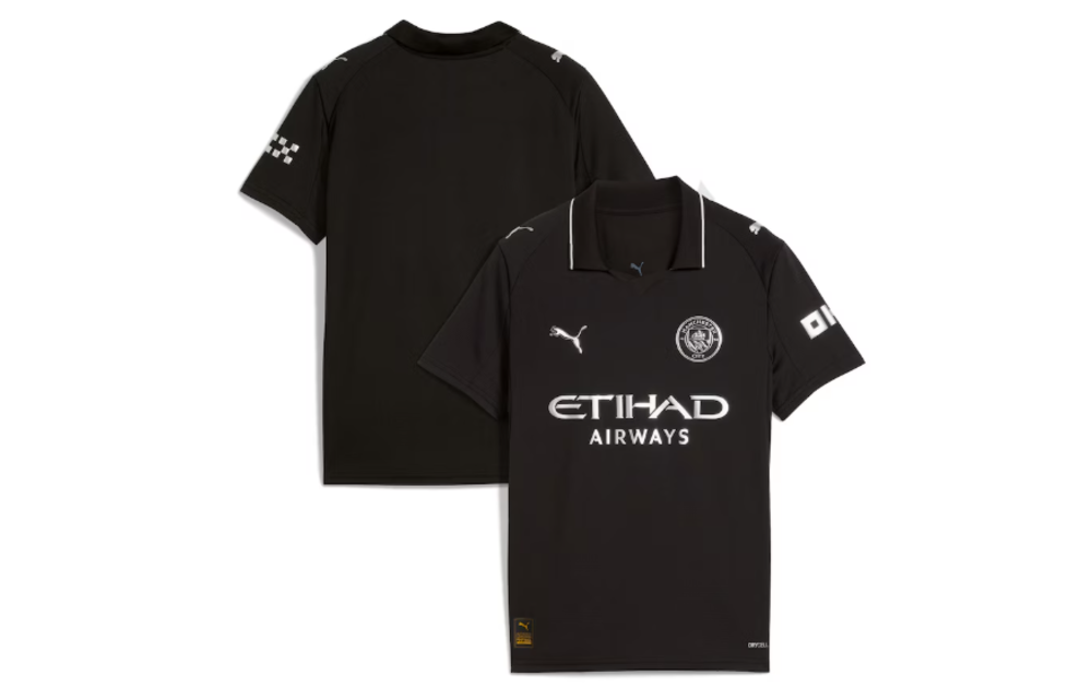 Puma Manchester City 2025 -26 Youth Away Jersey - Black