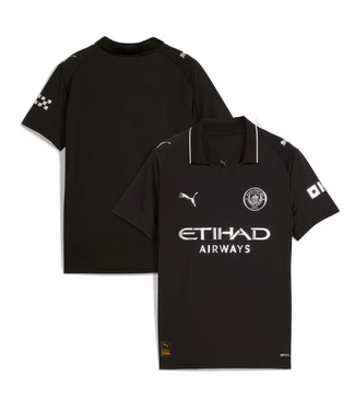 Puma Puma Manchester City 2025 -26 Youth Away Jersey - Black