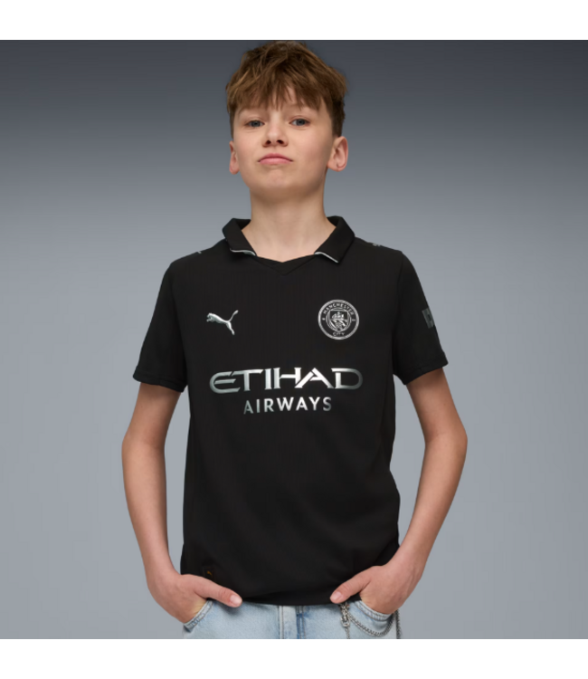 Puma Puma Manchester City 2025 -26 Youth Away Jersey - Black