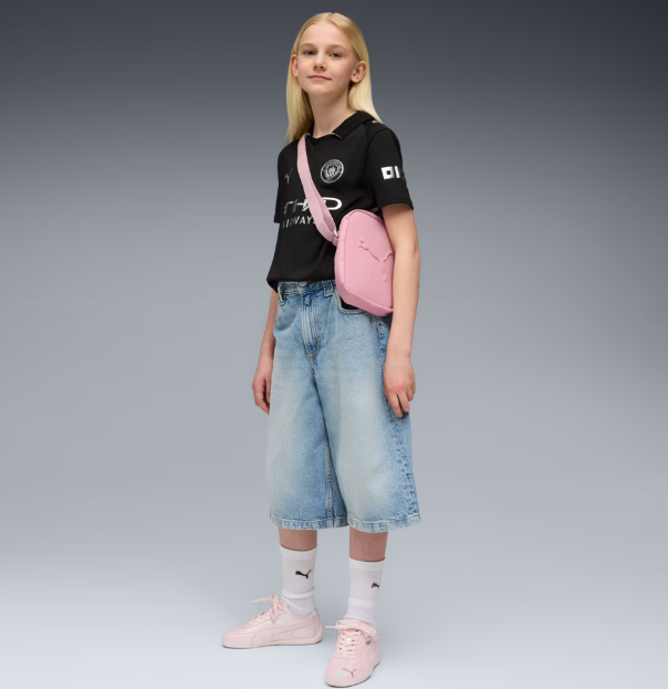 Puma Manchester City 2025 -26 Youth Away Jersey - Black