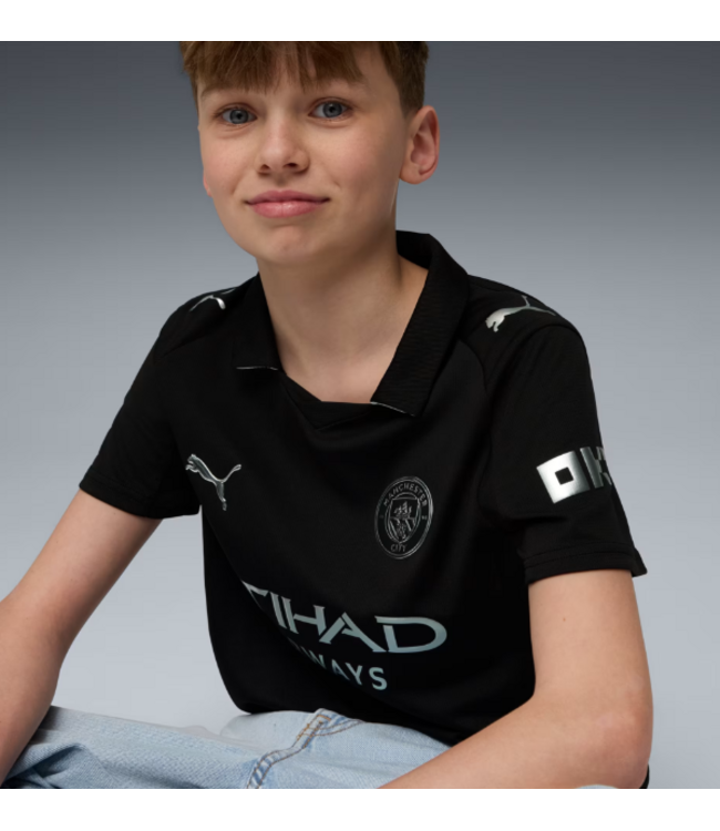 Puma Puma Manchester City 2025 -26 Youth Away Jersey - Black