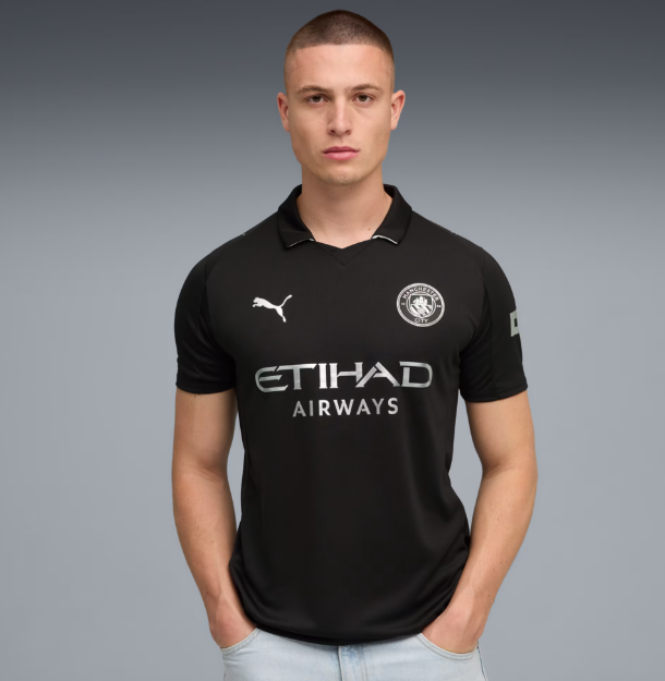 Puma Manchester City 2025 -26 Away Jersey - Black