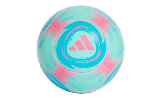adidas F50 Messi 2025 Club Soccer Ball - Flash Aqua/Lucid Cyan/Lucid Pink