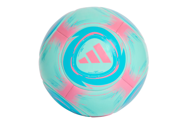 adidas F50 Messi 2025 Club Soccer Ball - Flash Aqua/Lucid Cyan/Lucid Pink