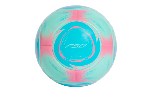 adidas F50 Messi 2025 Club Soccer Ball - Flash Aqua/Lucid Cyan/Lucid Pink