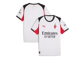 Puma AC Milan 2025 - 26 Away Jersey - White/Red/Black