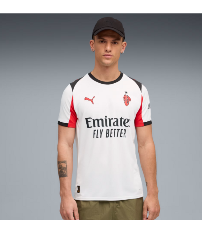 Puma Puma AC Milan 2025 - 26 Away Jersey - White/Red/Black