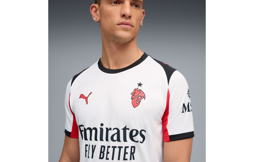 Puma AC Milan 2025 - 26 Away Jersey - White/Red/Black