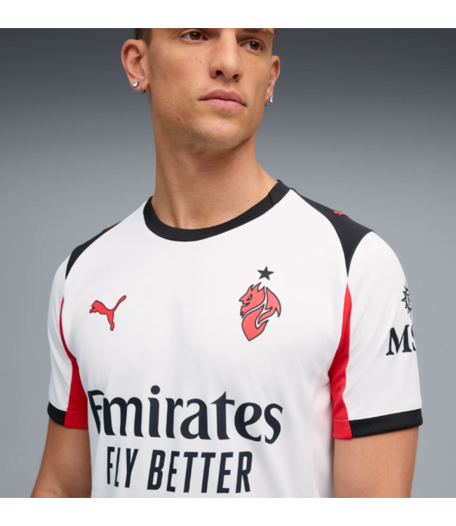 Puma Puma AC Milan 2025 - 26 Away Jersey - White/Red/Black