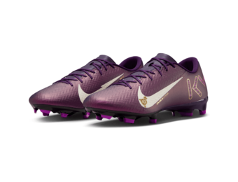 Nike Zoom Mercurial Vapor 16 KM Mbappe Academy FG / MG Soccer Shoes - Grand Purple/Pale Ivory