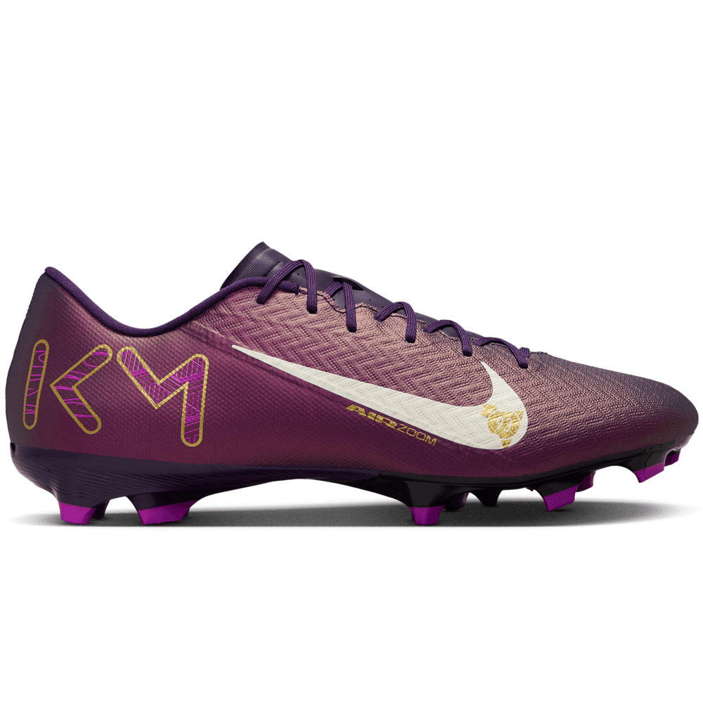 Nike Zoom Mercurial Vapor 16 KM Mbappe Academy FG / MG Soccer Shoes - Grand Purple/Pale Ivory