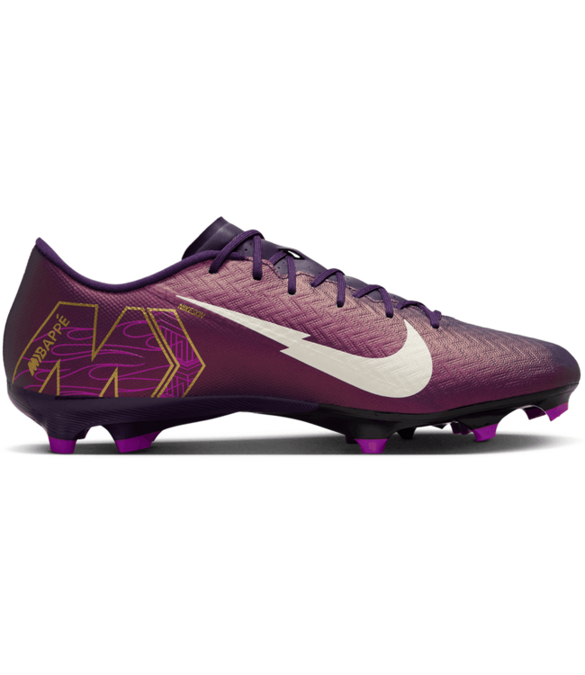 Nike Nike Zoom Mercurial Vapor 16 KM Mbappe Academy FG / MG Soccer Shoes - Grand Purple/Pale Ivory