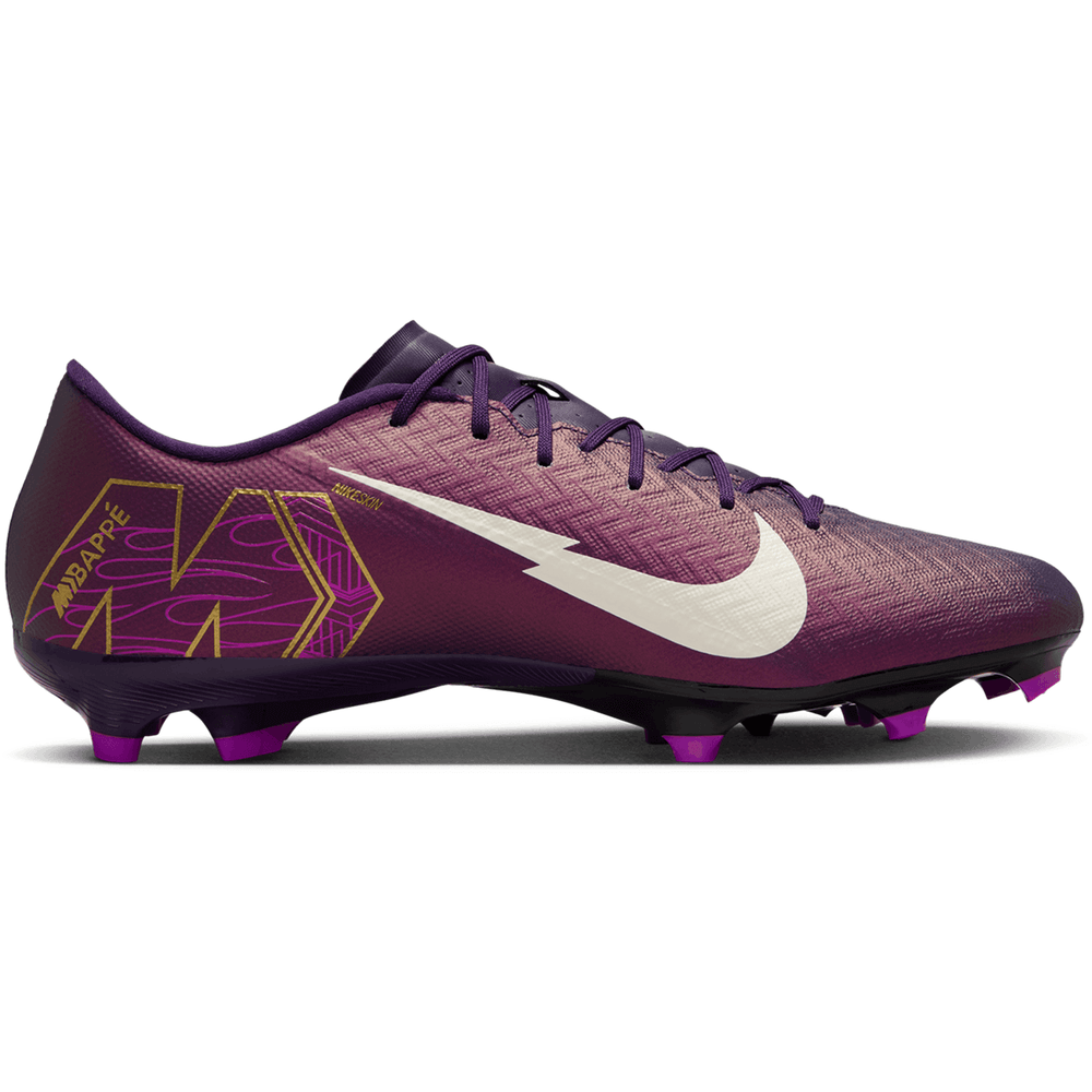 Nike Zoom Mercurial Vapor 16 KM Mbappe Academy FG / MG Soccer Shoes - Grand Purple/Pale Ivory