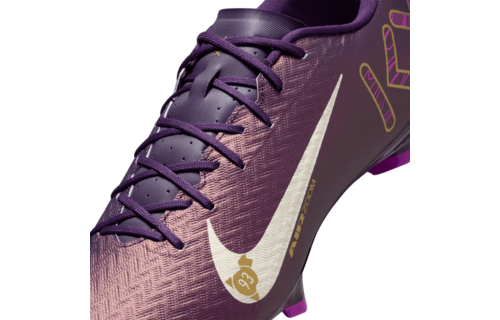 Nike Zoom Mercurial Vapor 16 KM Mbappe Academy FG / MG Soccer Shoes - Grand Purple/Pale Ivory