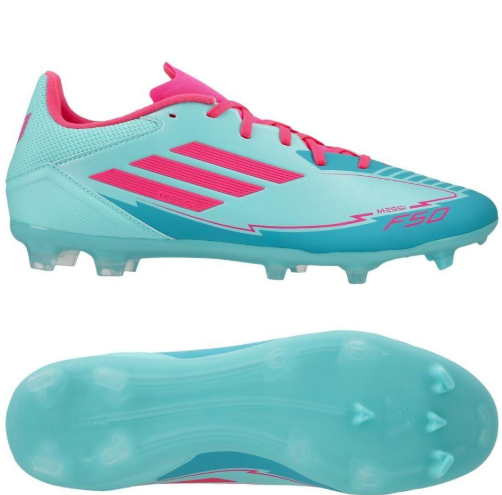 adidas F50 League Messi FG / MG - Flash Aqua/Lucid Pink/Lucid Cyan