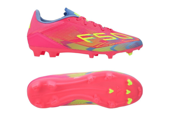 adidas F50 League FG / MG - Lucid Pink/Lucid Lemon/Blue Fusion