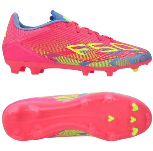 adidas F50 League FG / MG - Lucid Pink/Lucid Lemon/Blue Fusion