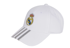 adidas Real Madrid 2025 C-40 Baseball Cap Hat - White/Silver