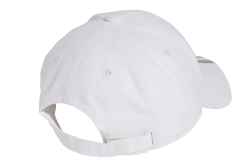 adidas Real Madrid 2025 C-40 Baseball Cap Hat - White/Silver