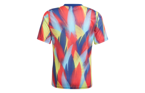 adidas Youth Arsenal 2025 - 26 Prematch Training Jersey- Victory Blue/Pure Ruby/Yellow/Bright Cyan