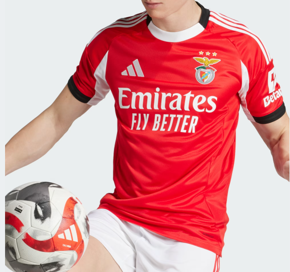 adidas Benfica 2025 - 26 Home Jersey - Red