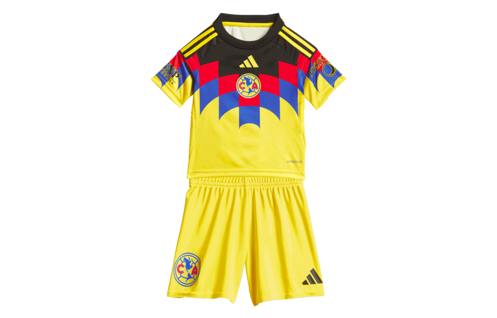 adidas Club America 2025 - 26 Home Toddlers Mini Kit - Yellow
