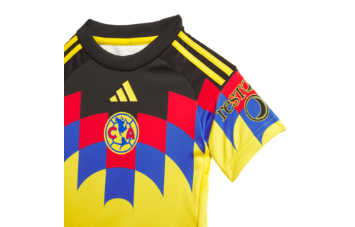 adidas Club America 2025 - 26 Home Toddlers Mini Kit - Yellow