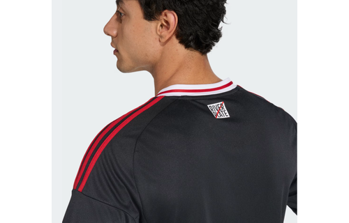 adidas River Plate 2025 -26 Away Jersey - Black/Power Red