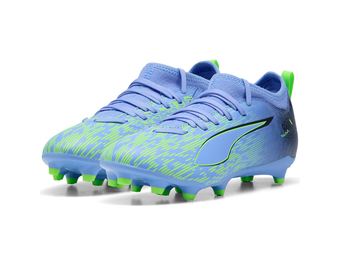 Puma Jr Ultra 5 Match CP Pulisic FG/AG - Elektro Purple/Green Glare/Black