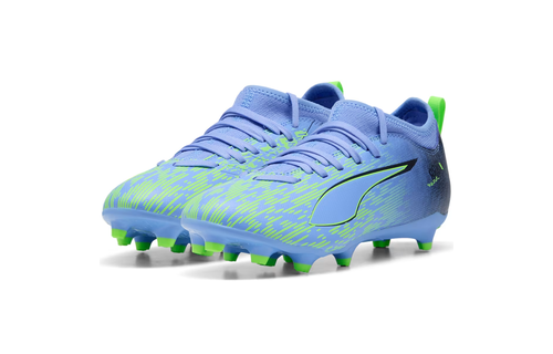 Puma Jr Ultra 5 Match CP Pulisic FG/AG - Elektro Purple/Green Glare/Black