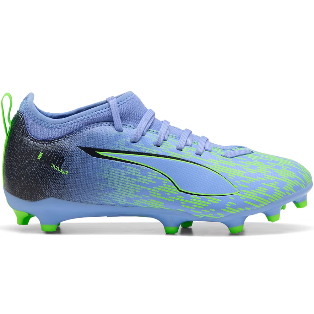 Puma Jr Ultra 5 Match CP Pulisic FG/AG - Elektro Purple/Green Glare/Black