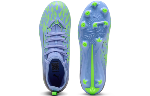 Puma Jr Ultra 5 Match CP Pulisic FG/AG - Elektro Purple/Green Glare/Black