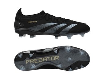 adidas Predator 24 PRO FG - Black/Carbon/Gold Metallic