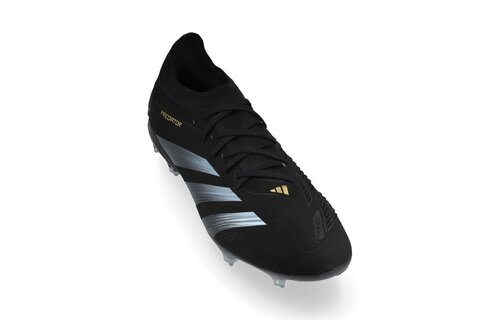 adidas Predator 24 PRO FG - Black/Carbon/Gold Metallic