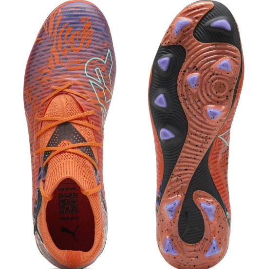 Puma Future 8 Pro FG/AG Creativity Pack - Orange Poppy/Dark Amethyst/Electric Peppermint