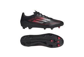 adidas F50 League FG / MG -Stealth Pack - Black/Iron Metallic/Lucid Red