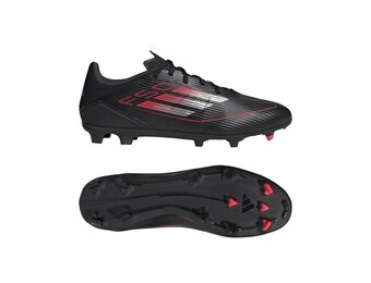 adidas F50 League FG / MG -Stealth Pack  - Black/Iron Metallic/Lucid Red