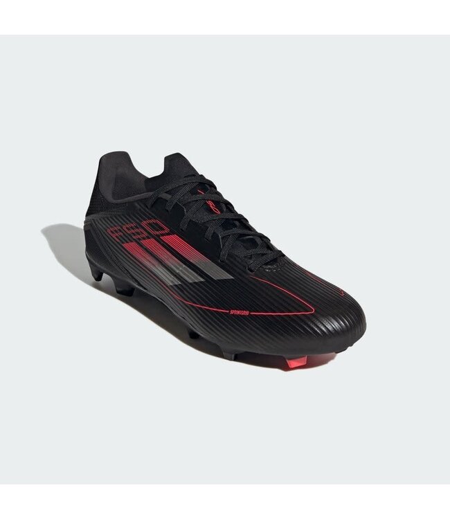 adidas adidas F50 League FG / MG -Stealth Pack  - Black/Iron Metallic/Lucid Red