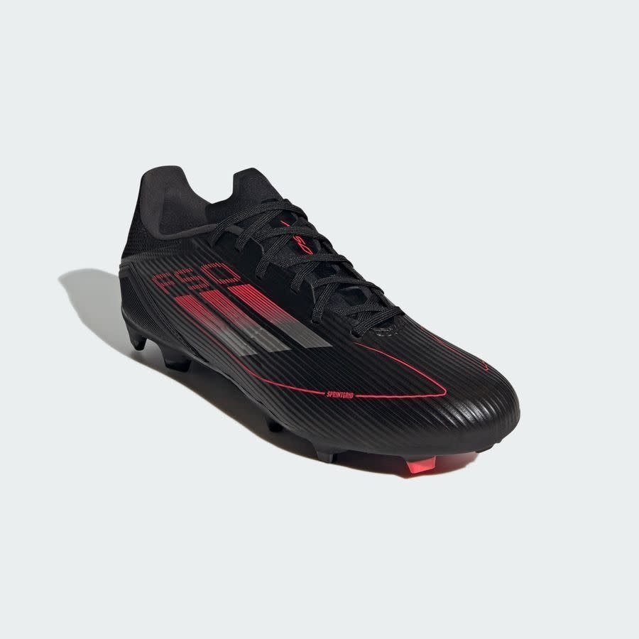 adidas F50 League FG / MG -Stealth Pack  - Black/Iron Metallic/Lucid Red