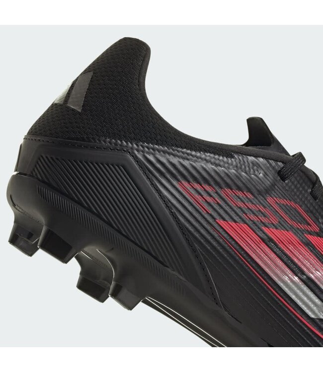 adidas adidas F50 League FG / MG -Stealth Pack  - Black/Iron Metallic/Lucid Red