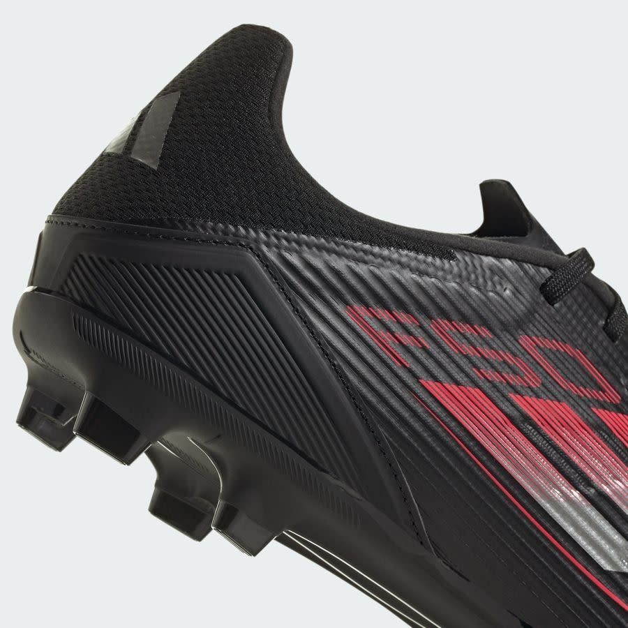 adidas F50 League FG / MG -Stealth Pack  - Black/Iron Metallic/Lucid Red