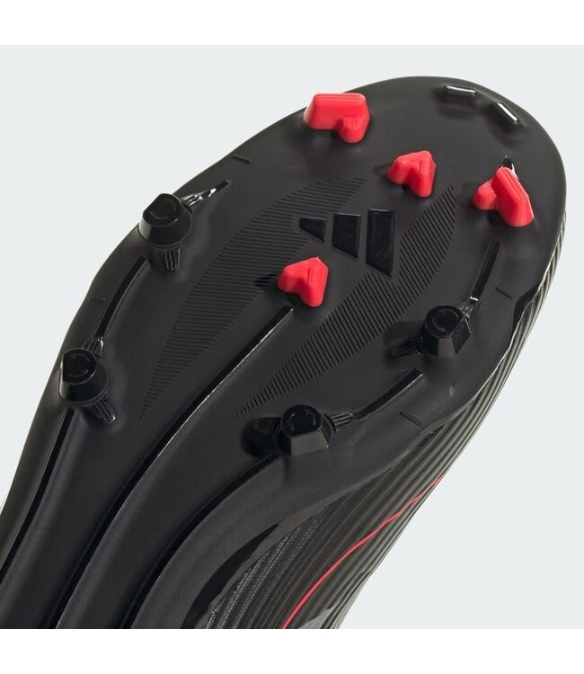 adidas adidas F50 League FG / MG -Stealth Pack  - Black/Iron Metallic/Lucid Red