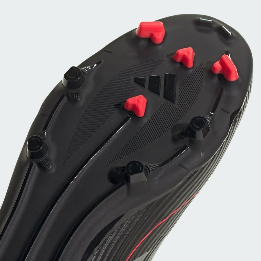 adidas F50 League FG / MG -Stealth Pack  - Black/Iron Metallic/Lucid Red